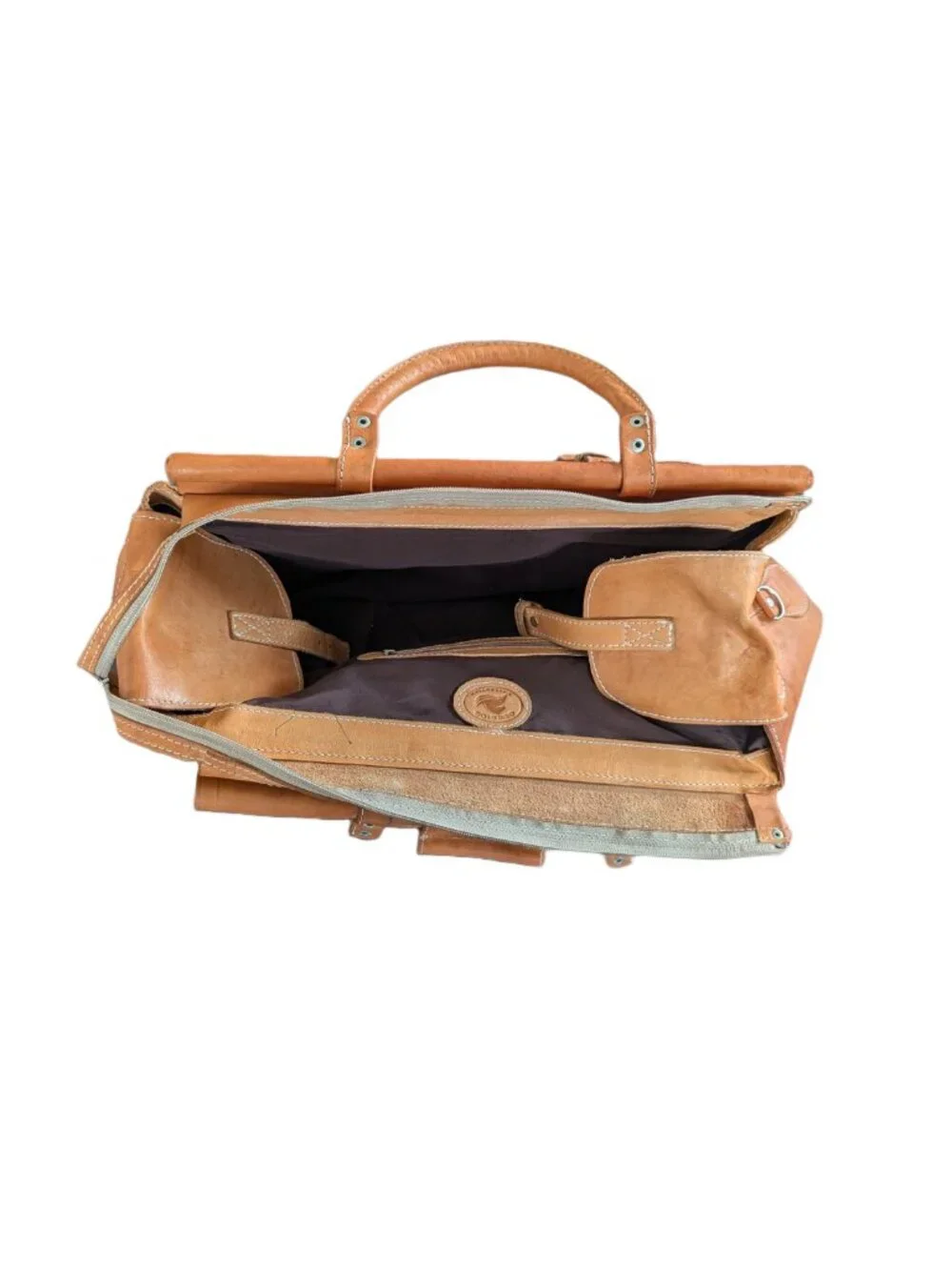 Sergios Collection - Leather Overnight/Weekender bag